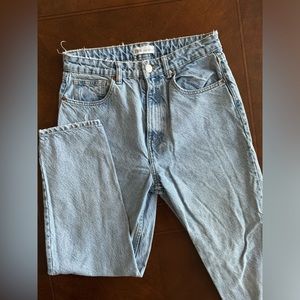 Zara Mom Fit High Waist Denim - Size 8